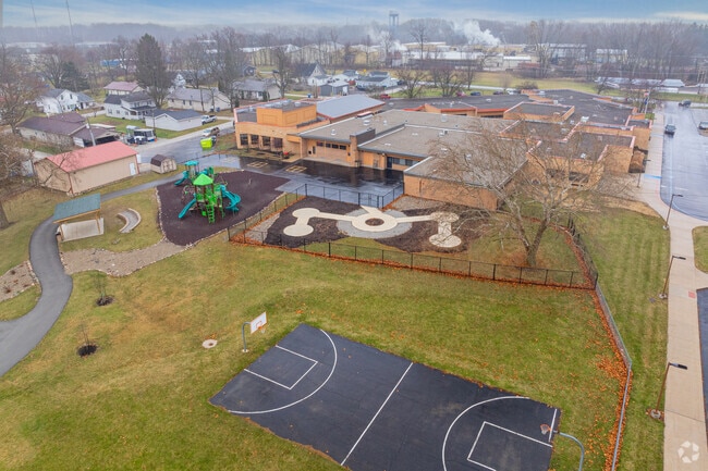 Mary Raber Elementary School has 267 students.