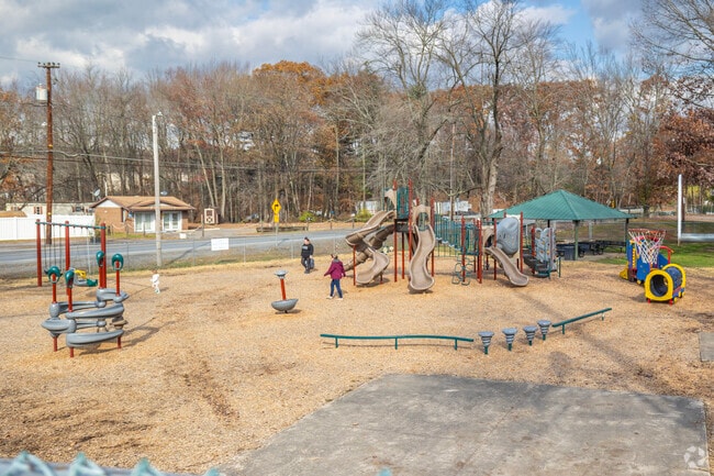 Laflin Creekside Community Playground is a great place to enjoy the day.