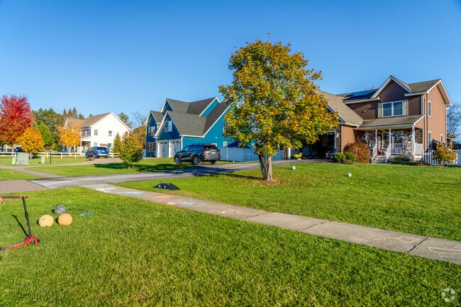 Homes in Fairfax Village are situated on large plots with ample yard space.