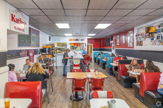 Kathy's Cafe in nearby Hughsville offers Moreland diners comfort food in a cozy setting.