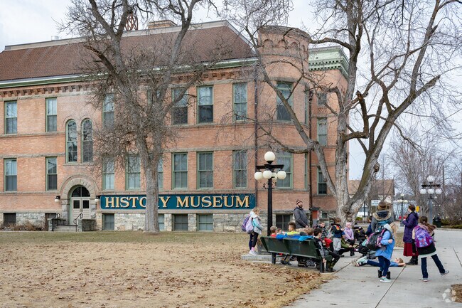 Kalispell students visit the Northwest Montana History Museum on a field trip downtown.