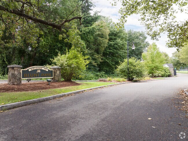 Blunt Park has a playground, picnic areas, sporting fields, walking paths and more.