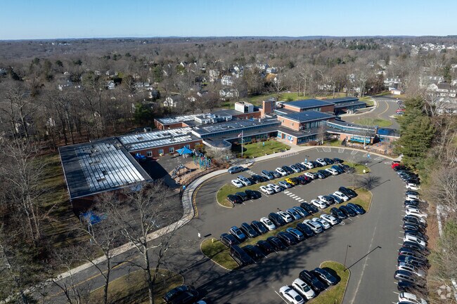 South Elementary School has ample parking for staff and visiting parents.