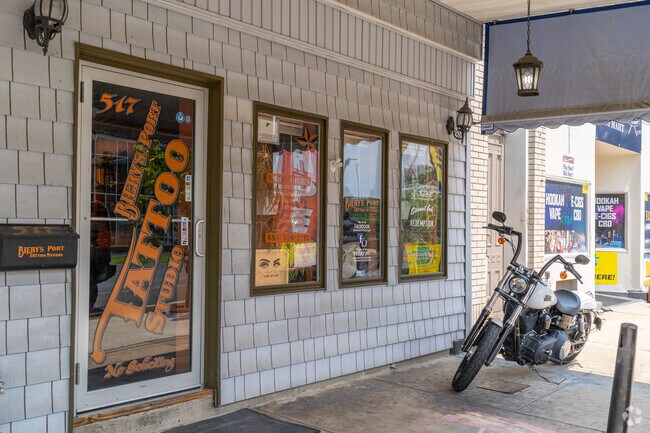 The business district of Catasauqua includes many local shops and boutiques.