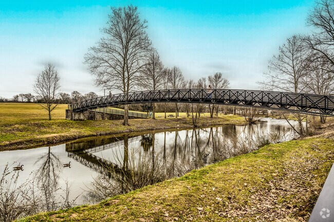 Rock Creek Greenway Park is a great place to go for a walk with your dog.