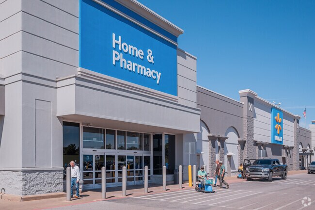 Guthrie’s Walmart is where most Langston residents shop for food and essentials.