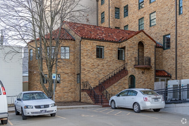 Haas Hall Academy At the Lane is located on West Poplar Street in downtown Rogers.