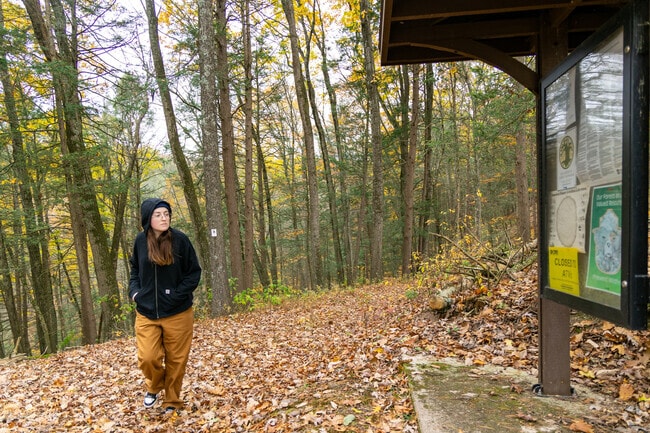 Residents of Hemlock, Pa enjoy taking a break to explore their natural surroundings.