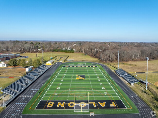 Monmouth Regional High School provides students with a modern sports facility.