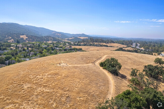 McClellan sits at the base of hills and mountains.