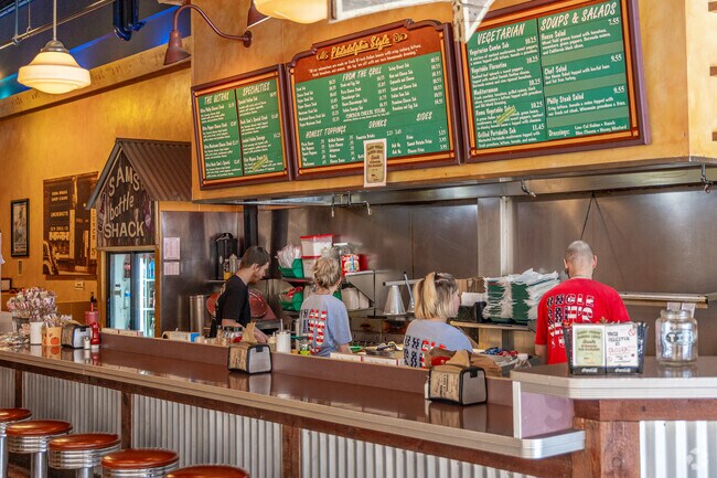 Uncle Sam's Sandwich Bar is a popular spot to eat in the Fox Chapel shopping district.