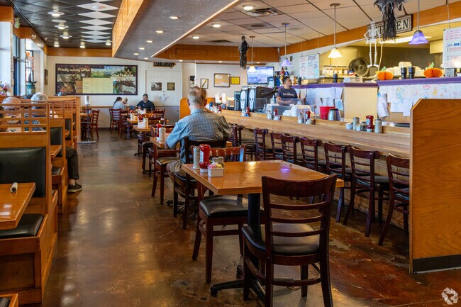 Grab a seat at the counter for the full Doug's Diner experience near Jackson Farm.