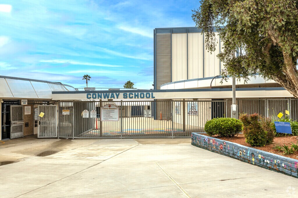 Conway Elementary School serves students in the Midway neighborhood of Escondido.