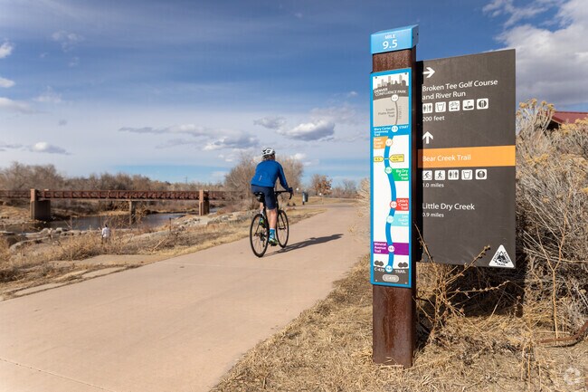 Sheridan's Mary Carter Greenway Trail is very popular with bicyclists in the area.