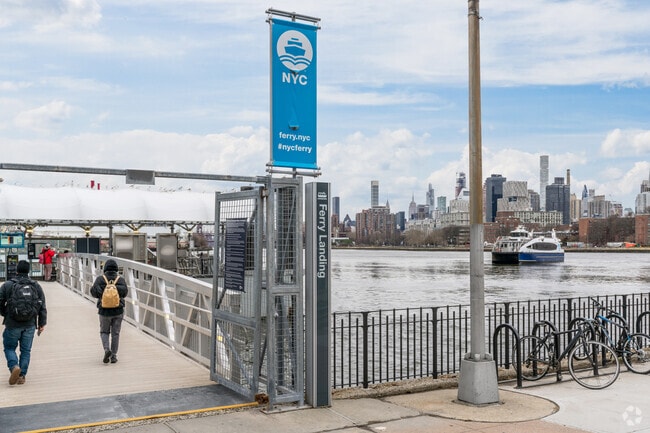 The NYC ferry gives Astoria commuters alternative options for getting around the city.