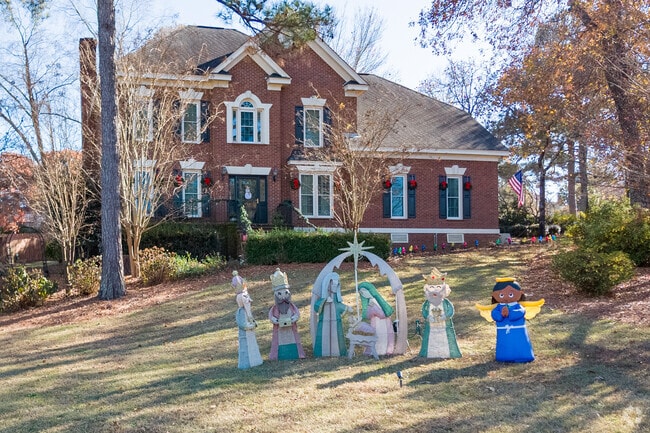 Northeast Columbia residents love to decorate their front yards during the holiday season.