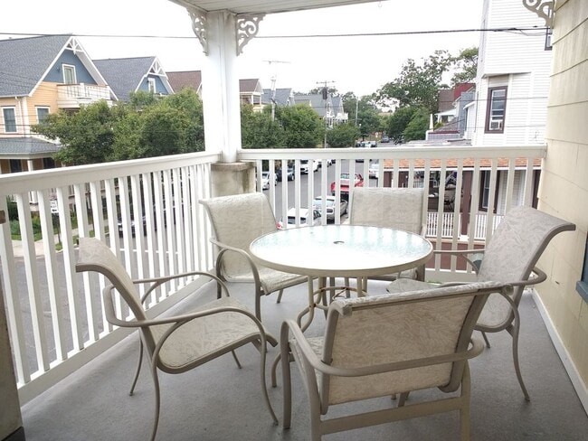 Enjoy dining on large private deck