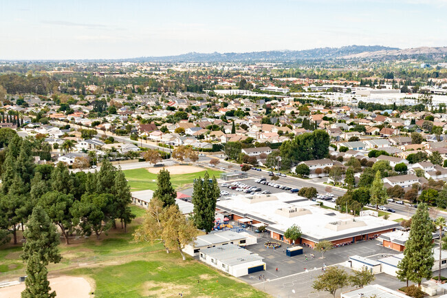 George Key School from above Placentia.