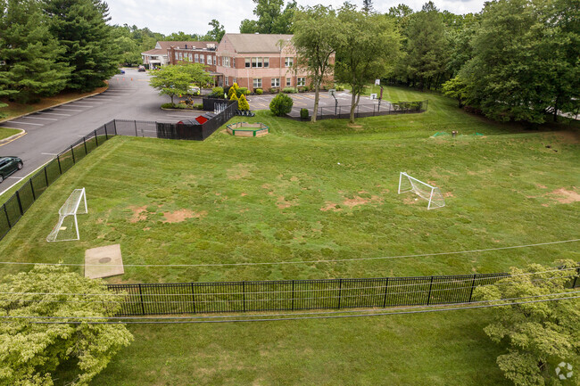 St. Norbert Elementary School offers kids plenty of room to take a break from studies.