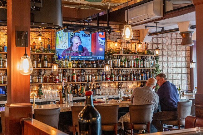 Lucia Ristorante near Grove Street offers Italian Cuisine and an option filled bar.