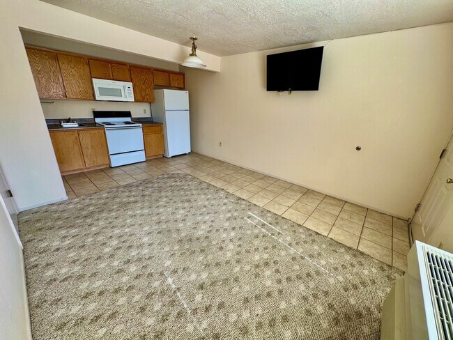 Living Area & Kitchen