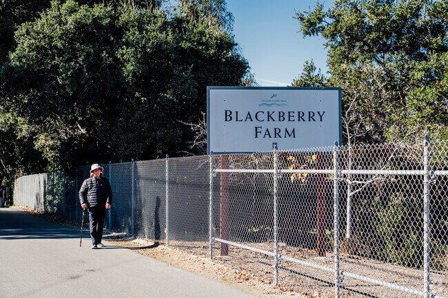 Blackberry Farm is a great place to take hikes in Cupertino.