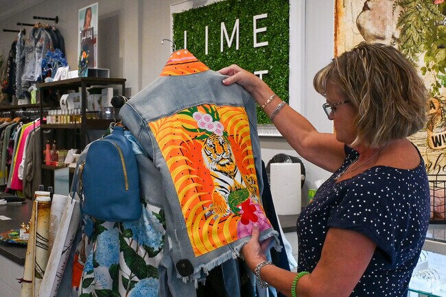 Village of Virginia Trace residents head to Lime Light in Lake Sumter for vibrant accessories.