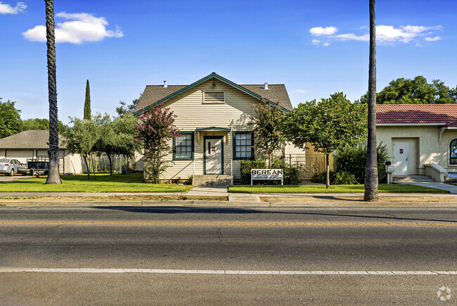 Berean Christian School in Patterson, Ca offers classes across several buildings.