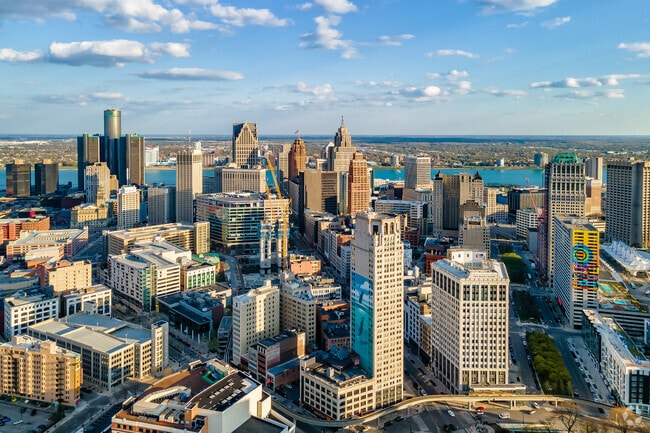 Downtown Detroit is just 9 miles south of Davison-Schoolcraft.