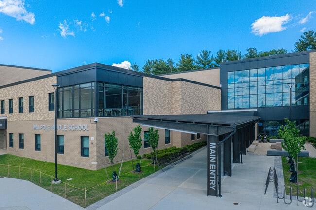 Walpole Middle School provides a well-rounded education and promotes academic excellence.