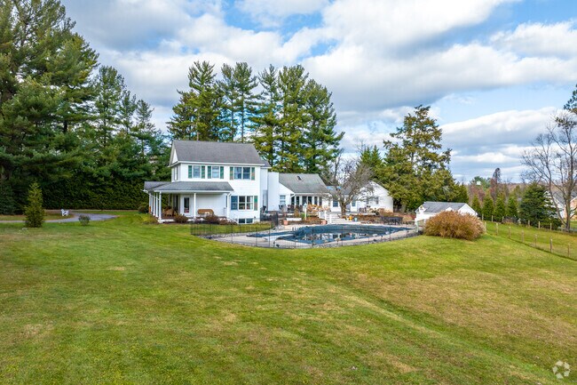 Many homes in Falls Road Corridor have nice sized yards.