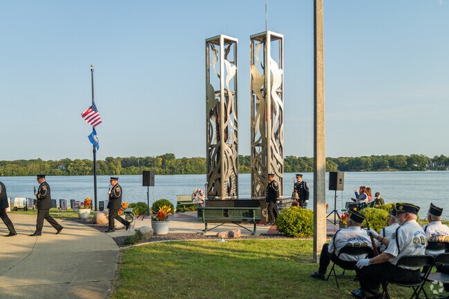 The Decatur 9/11 Memorial remembers fallen heroes annually in Nelson park.