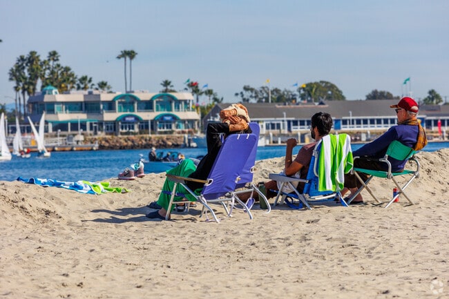 Watching the sailboats on the bay is always relaxing.