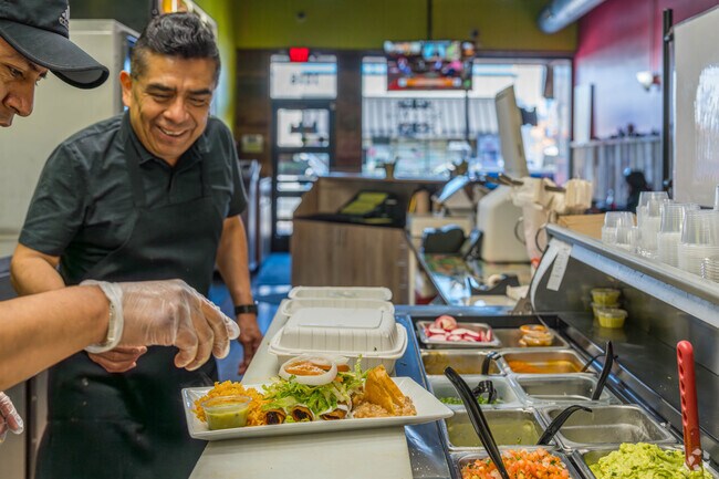 Nacho's Mexican Grill serves tacos, enchiladas, tamales, and other familiar Mexican staples.