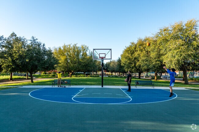 Play basketball with some friends at Bartholomew Park in West Laguna.