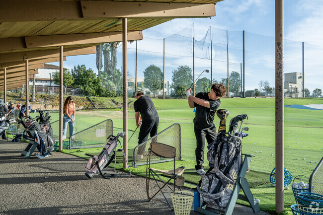 Bayview residents can practice their golf swing at the Newport Beach Golf Course.