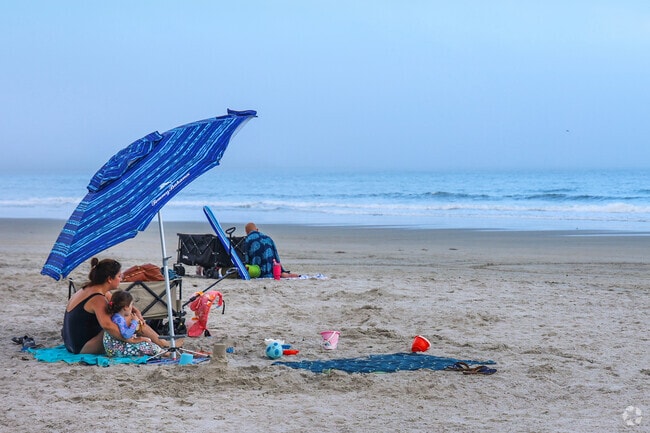 Hampton Beach is a quick coastal escape just 15 miles from Newton.