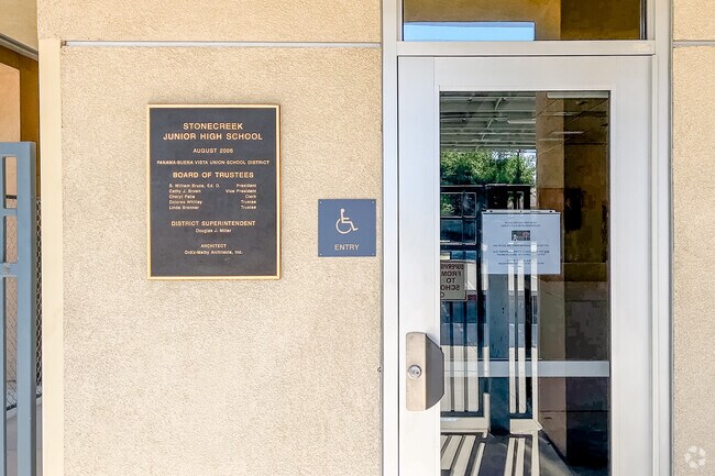 Stonecreek Junior High of Bakersfield was founded in 2006.