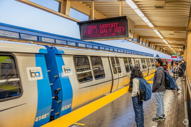 BART station provides accessible transport options near Longwood-Winton Grove.