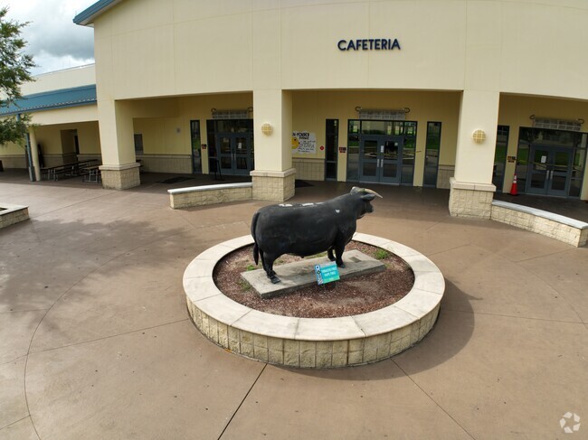 The Bull is the mascot for Howard Middle School in Northwest Ocala.