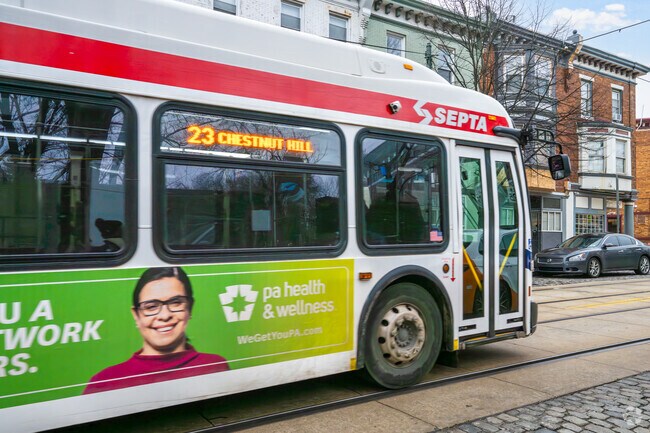 SEPTA buses run through Germantown day and night, ready to take you anywhere.