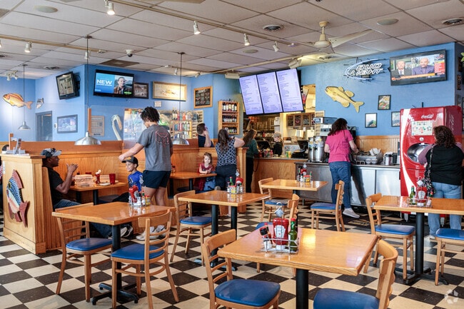 The Chesapeake Grill in Dunkirk is a local Chesapeake Bay themed favorite.