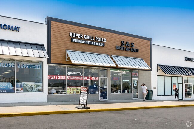 Idylwood offers many delicious dining options like this Peruvian chicken restaurant.