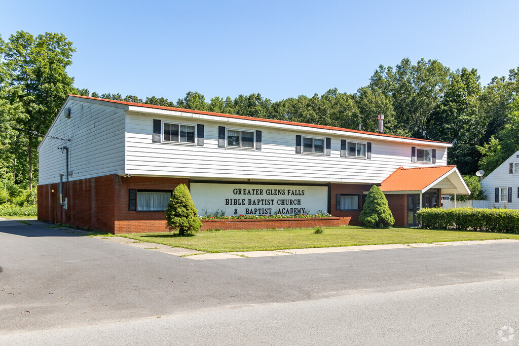 The Greater Glen Falls Bible Baptist Academy is situated in a quiet neighborhood.