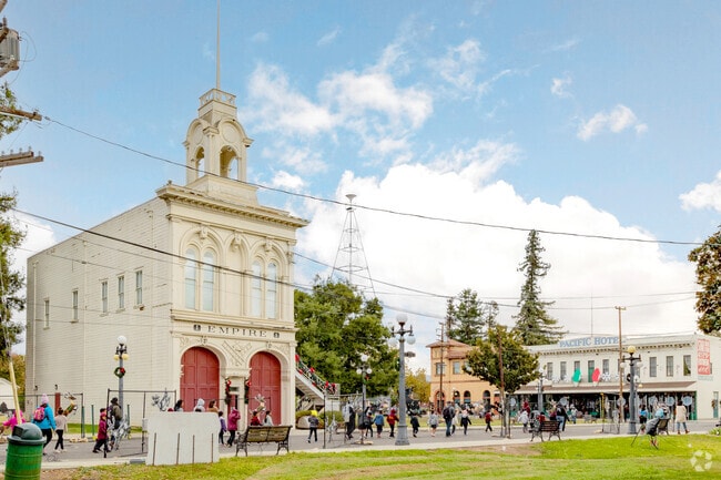 History Park is located at the south end of Kelley Park in Fairgrounds.