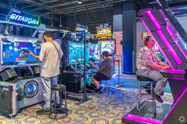 Quigley Park residents can enjoy hours of amusement and excitement at the nearby Arcade Coronado Center.
