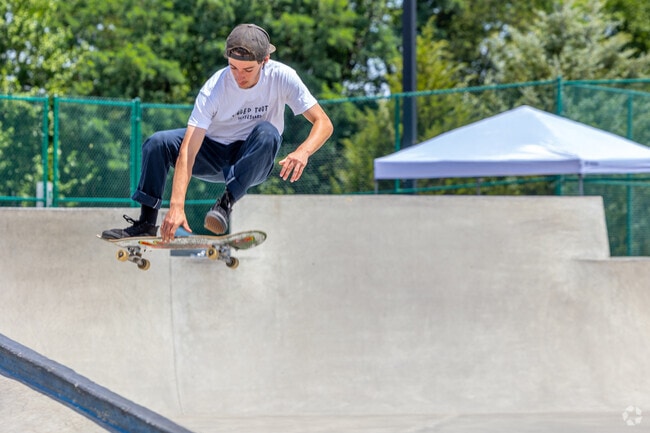 Adrenaline junkies of Collins Tract travel to the Pennsauken Skate Park to catch some air.