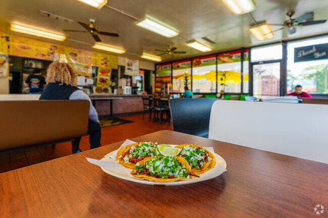 Blackhawk locals can enjoy some tacos al pastor at Taqueria Arceo.