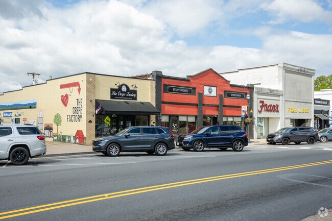 The Crepe Factory is located in the center of Inman and offers great dining options.