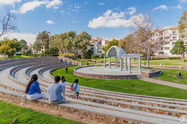 Memorial Park's amphitheater is a pictureque place to spend outdoor time.